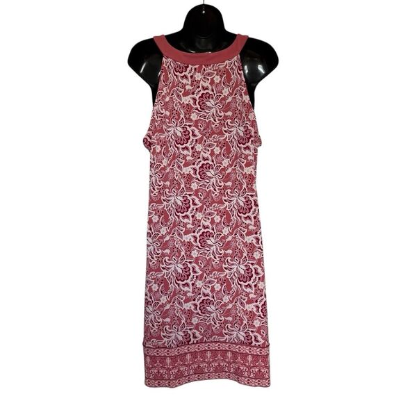 Magnolia Grace Alhambra Embroidered Trim Knit Dress Coral Sz XL NWT - Picture 4 of 11